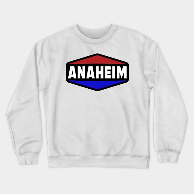 Anaheim California Crewneck Sweatshirt by TravelTime